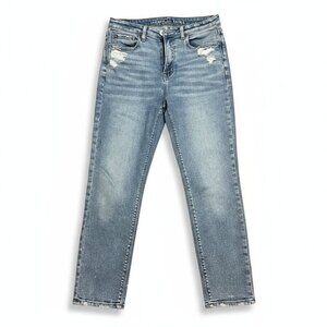 American Eagle light wash mom Jeans